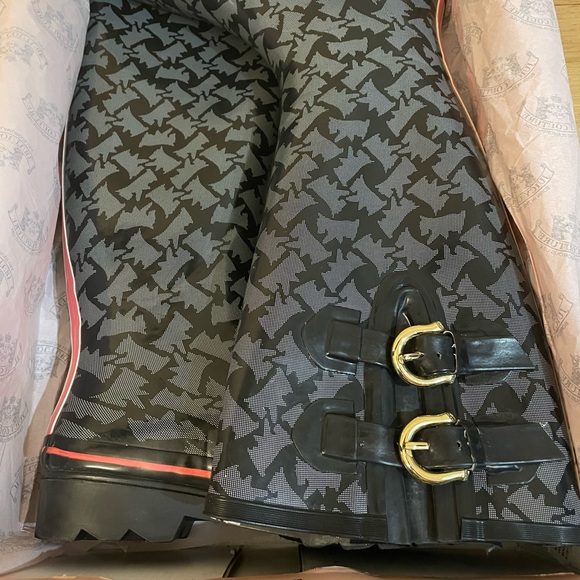 Y2K VINTAGE JUICY COUTURE RAIN BOOTS SIZE 10 - Picture 4 of 6